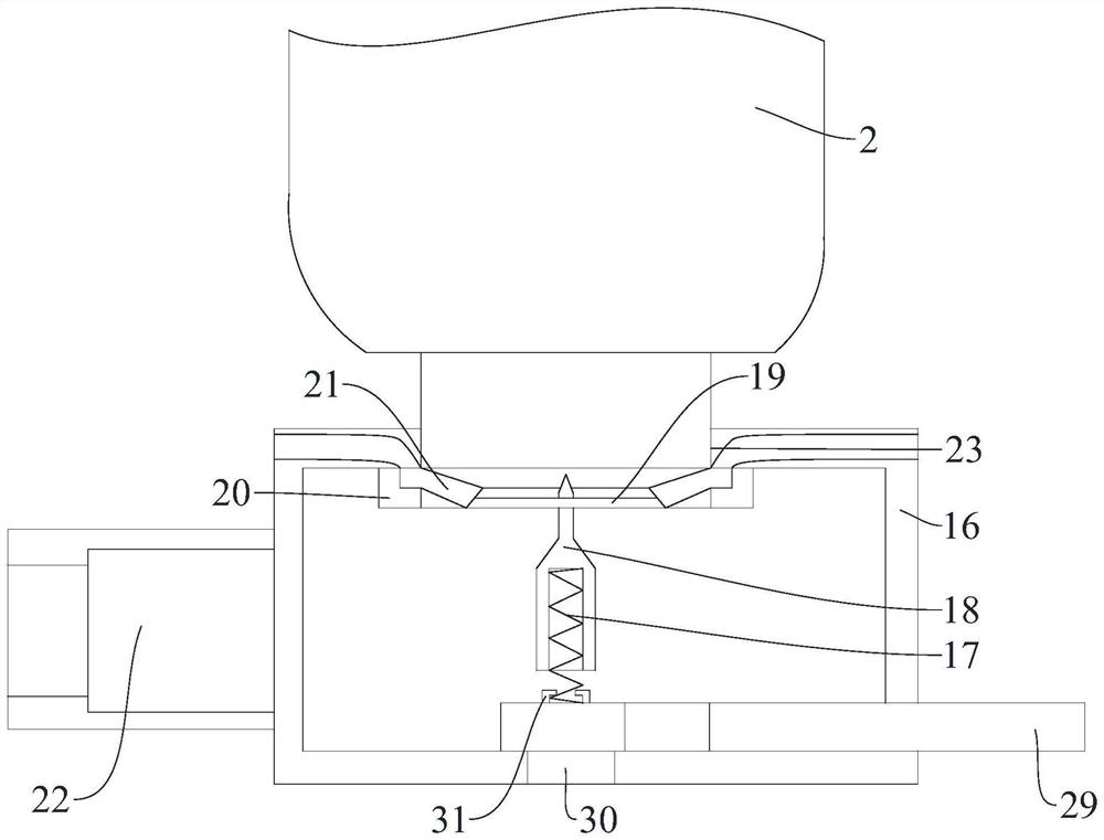 Fire-fighting equipment with overhead inflatable lifesaving mechanism