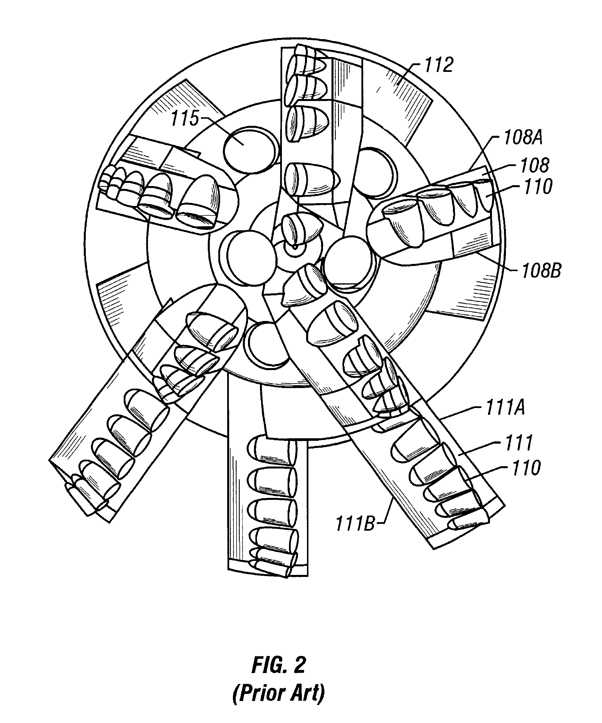 Bi-centered drill bit having improved drilling stability mud hydraulics and resistance to cutter damage