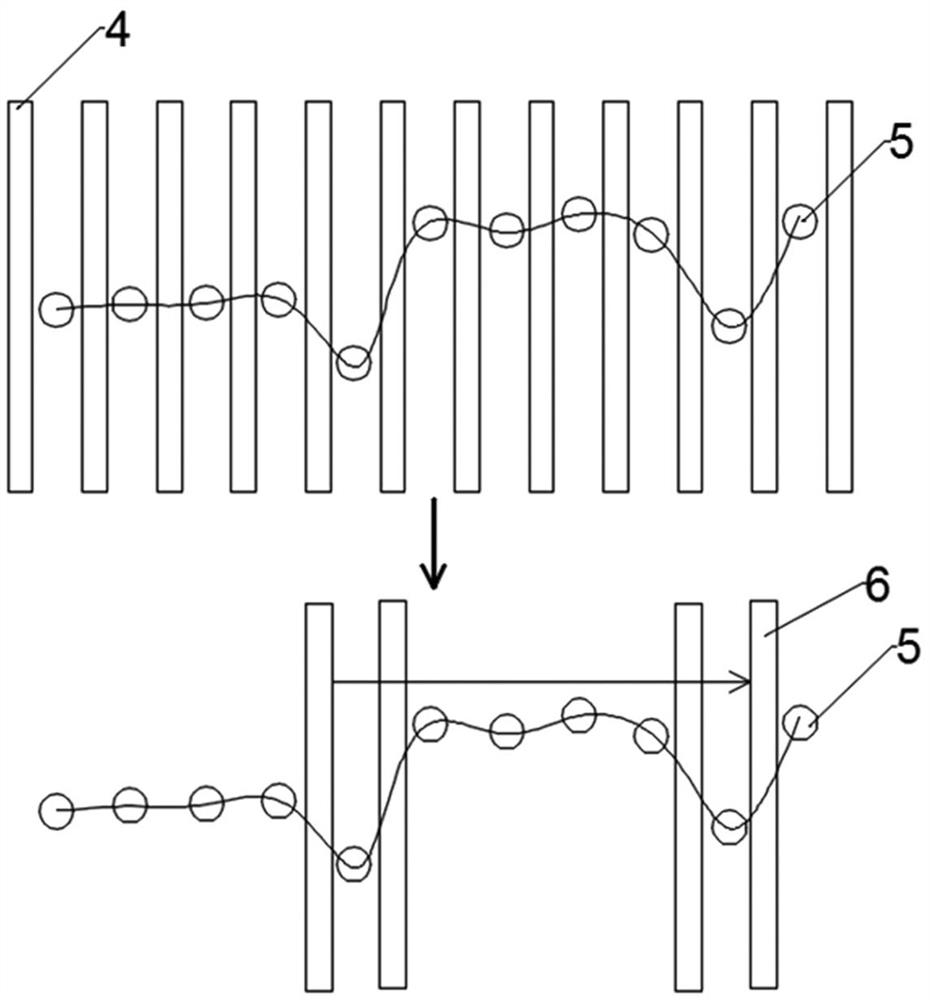 A transmission line video monitoring data processing method and system