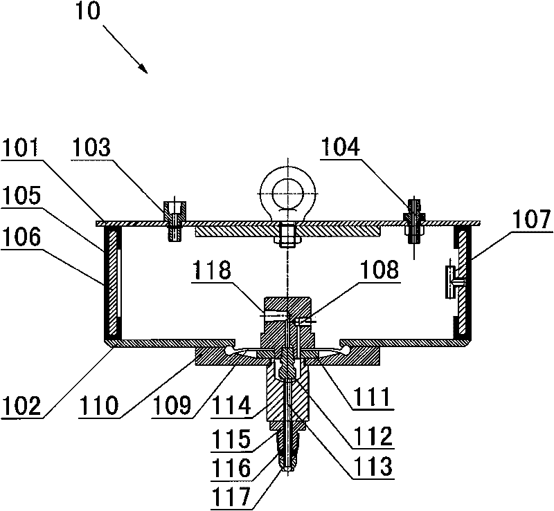 Water jacket and water pressure test device applying same