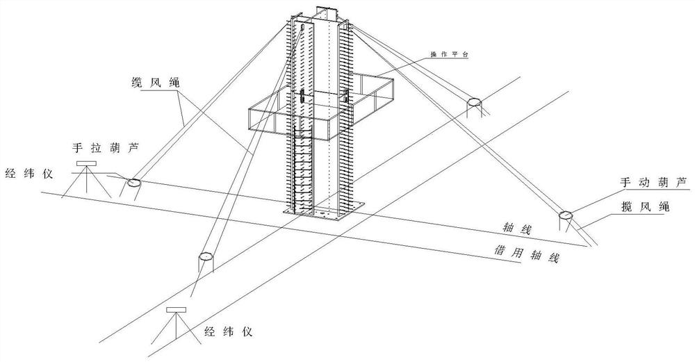 Outward-cantilever independent large-cantilever steel corridor provided with prestressed beam plates