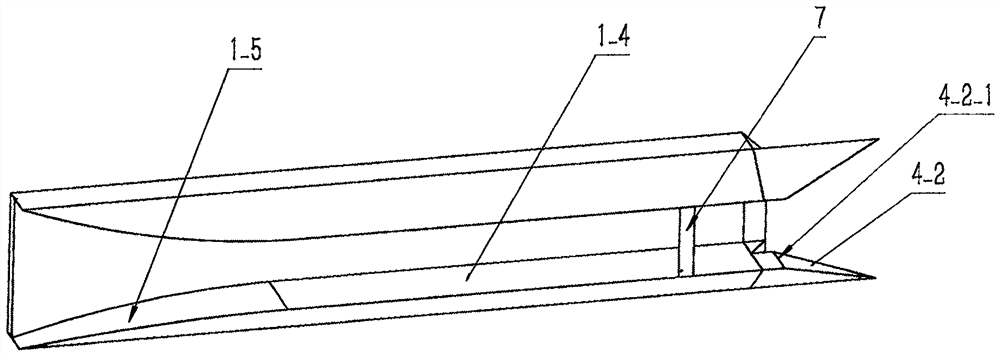 A low energy consumption catamaran structure