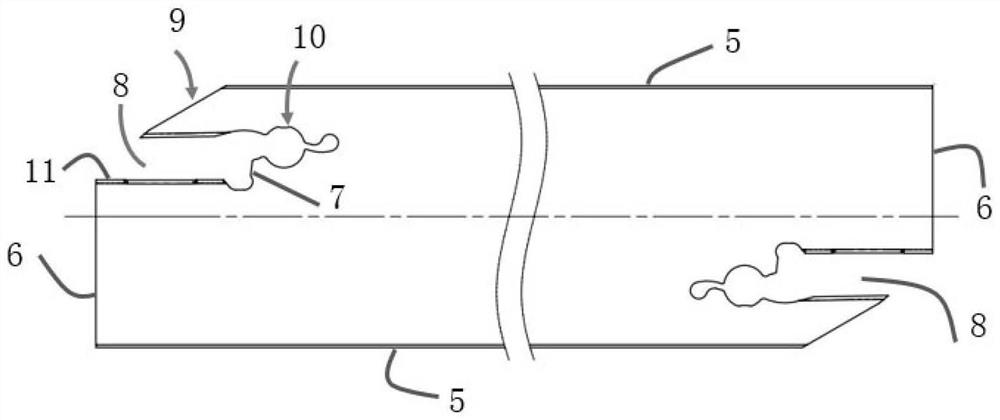 Grooving and cutting tool and clamping assembly