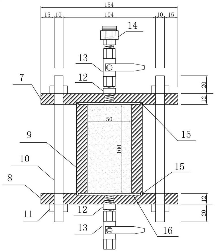 An indoor simulation test system and method suitable for sand penetration grouting