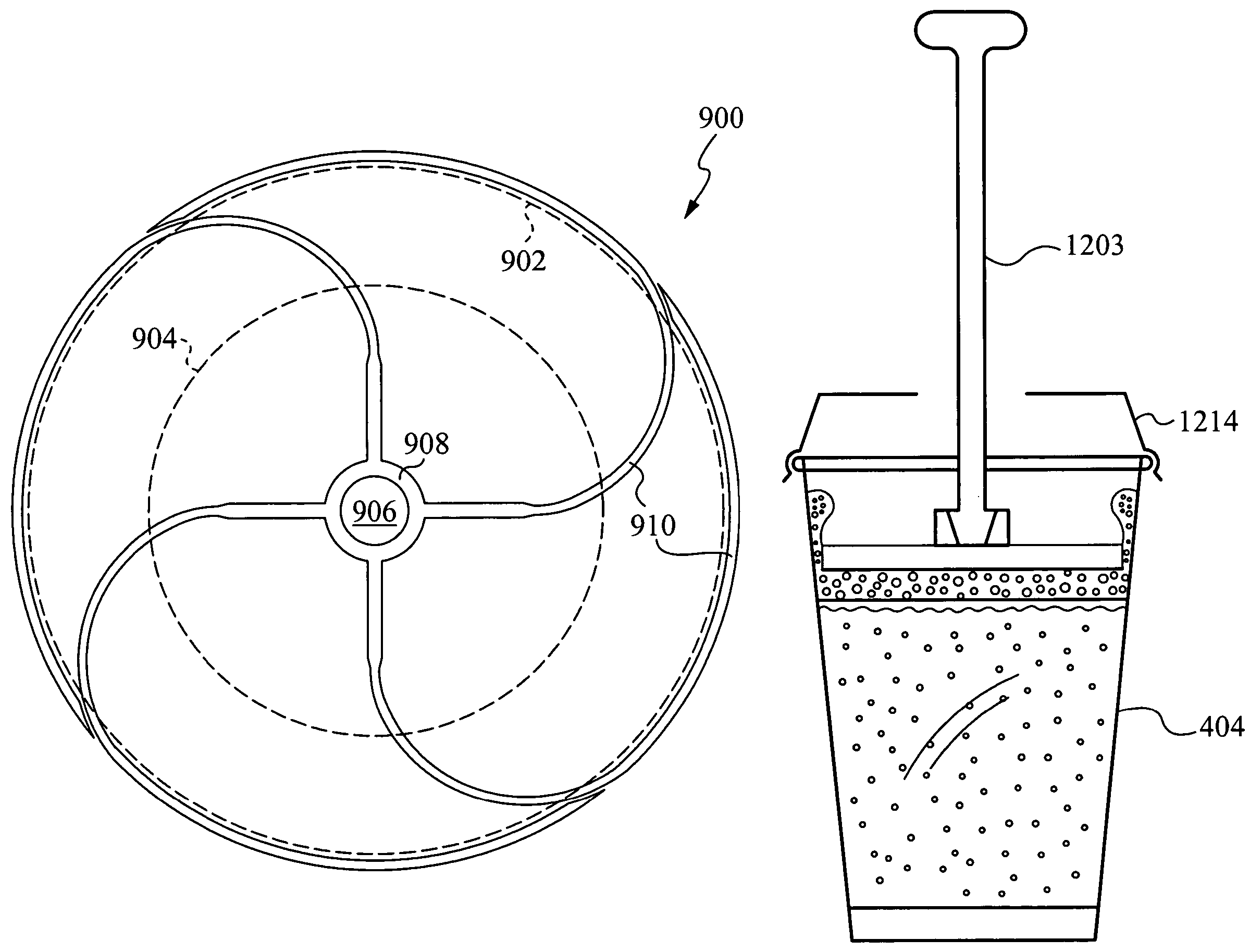 Coffee infusion press for stackable cups