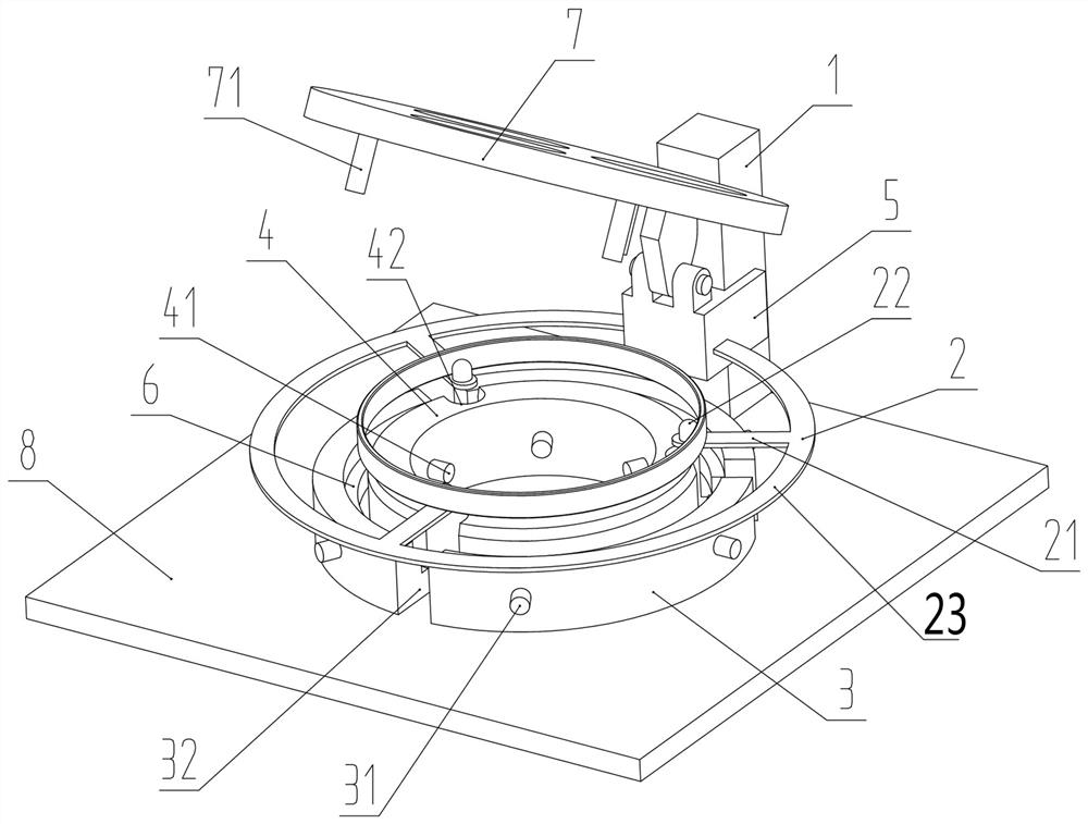 An anti-wear ring multi-point electric testing tool