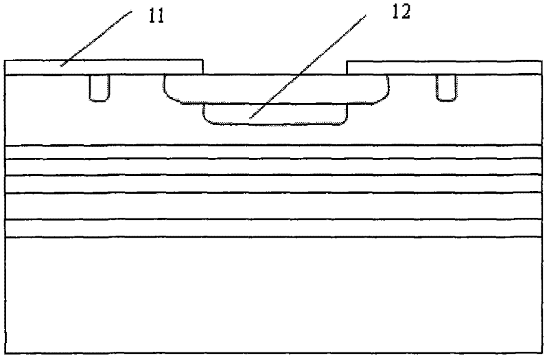 Method for manufacturing double diffusion type optical avalanche diode with incident light on back surface by adopting epitaxial equipment