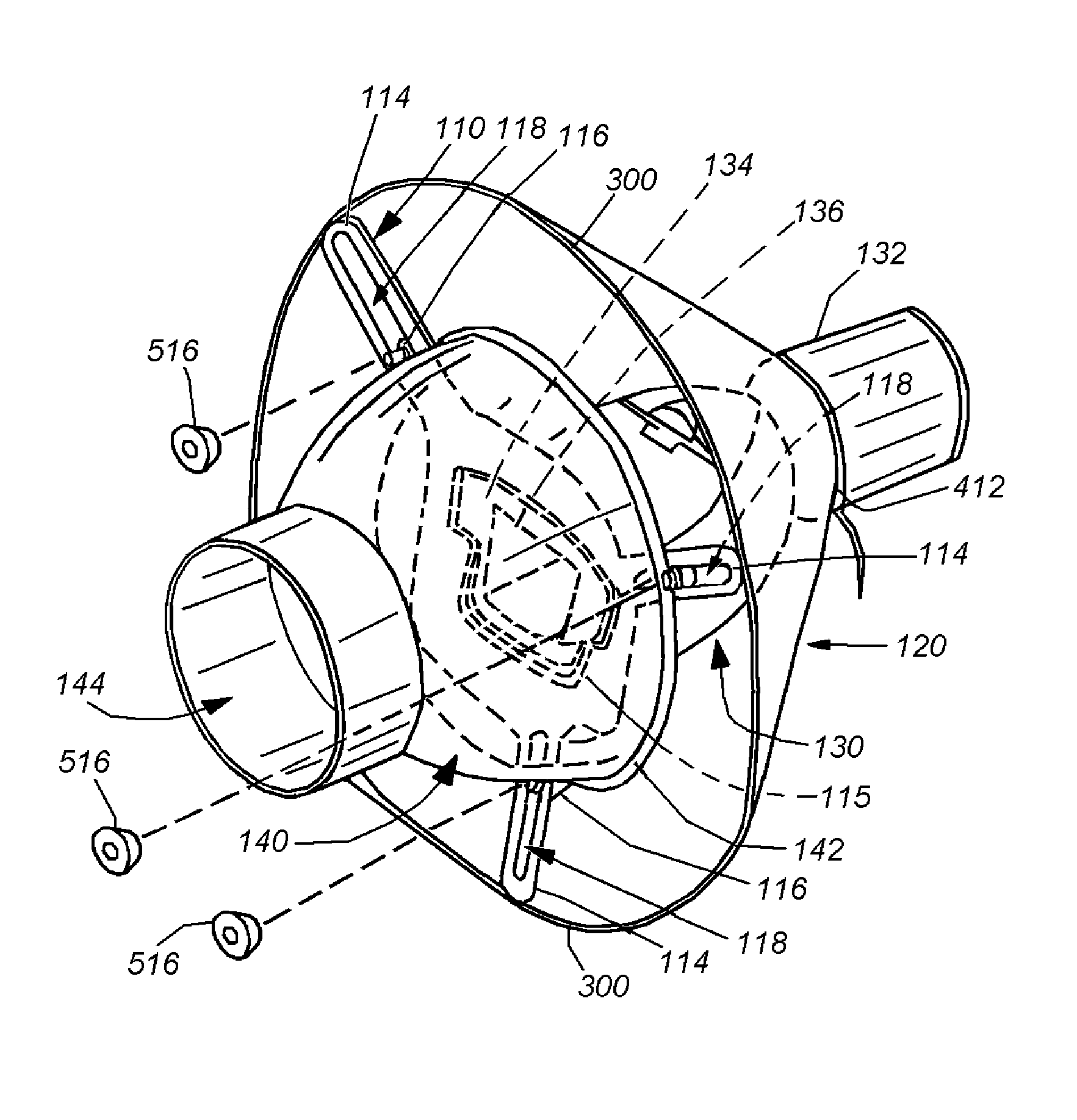 Universal adapter for light-modifying devices