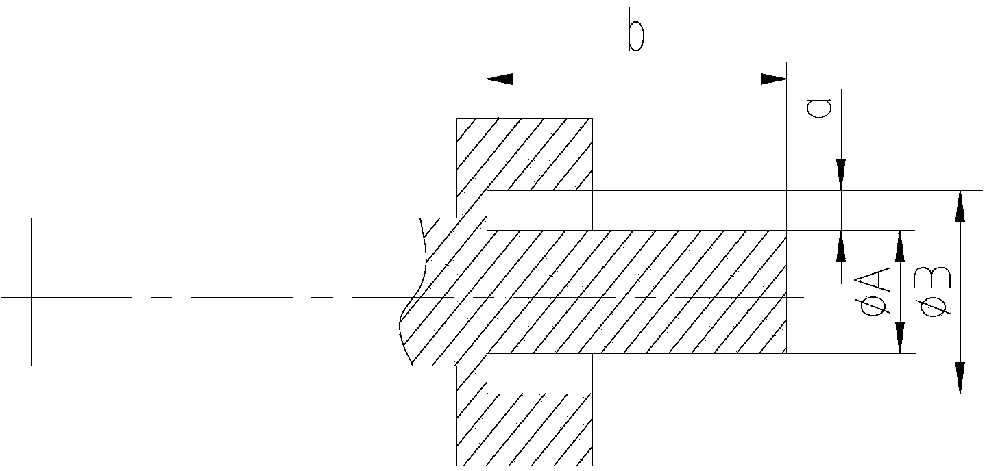 Turning tool device for turning narrow and deep end face groove with shaft