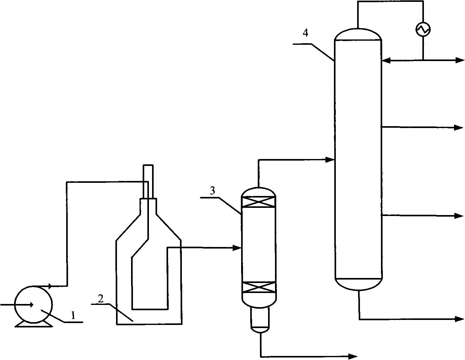 Vacuum distillation method for improving distillate yield