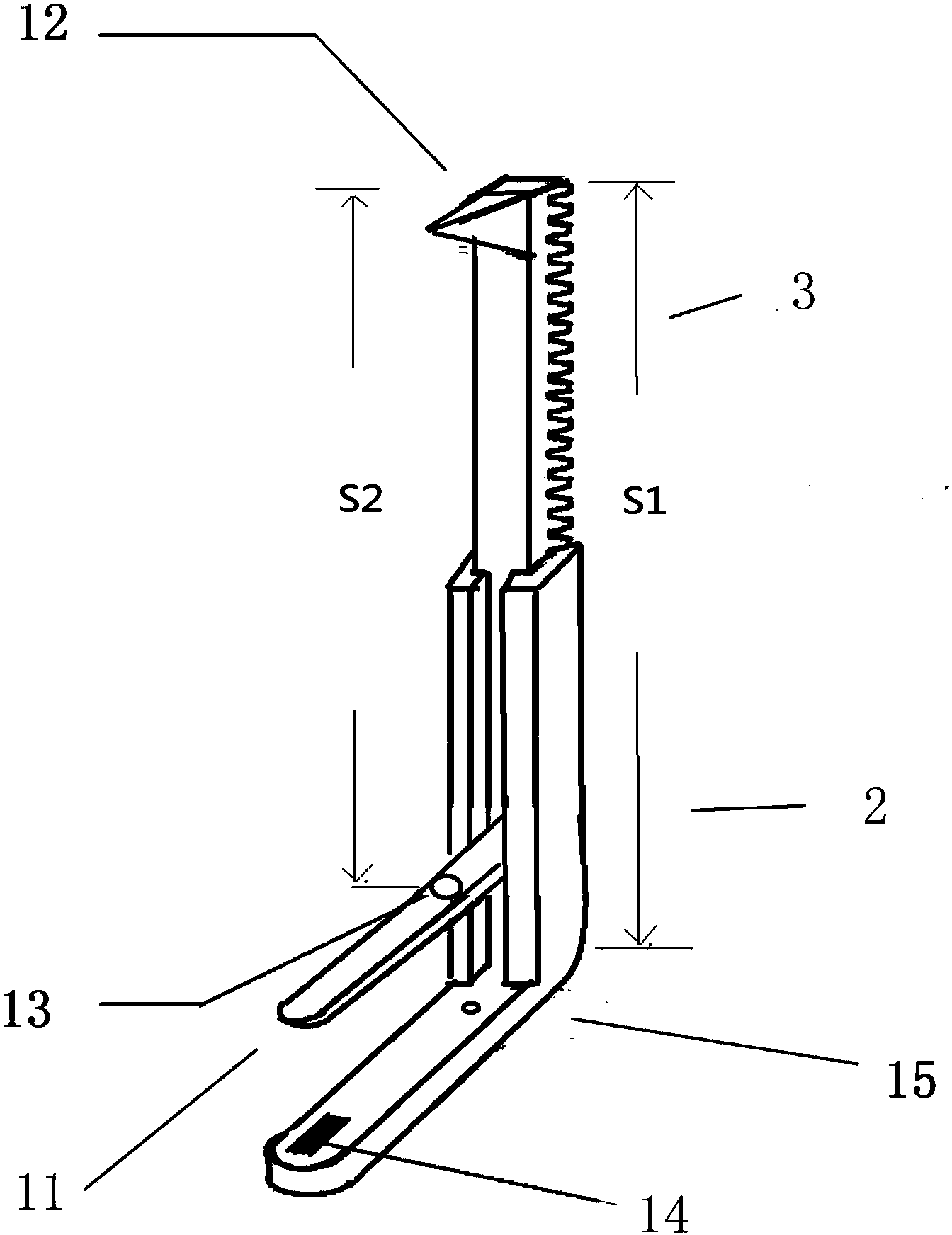 Animal spinal cord injury modeling device