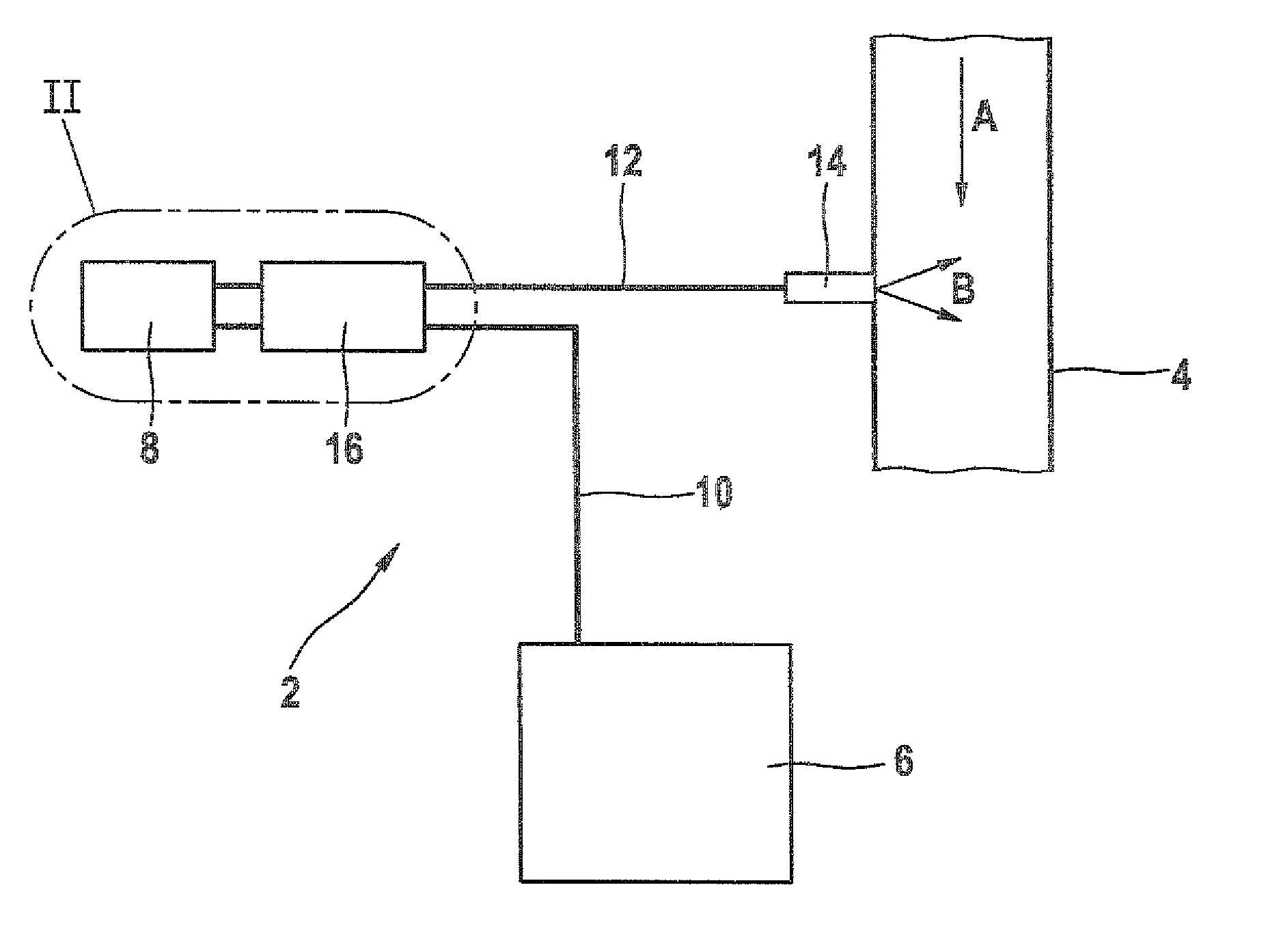 Device for delivering a reducing agent to an exhaust system of an internal combustion engine