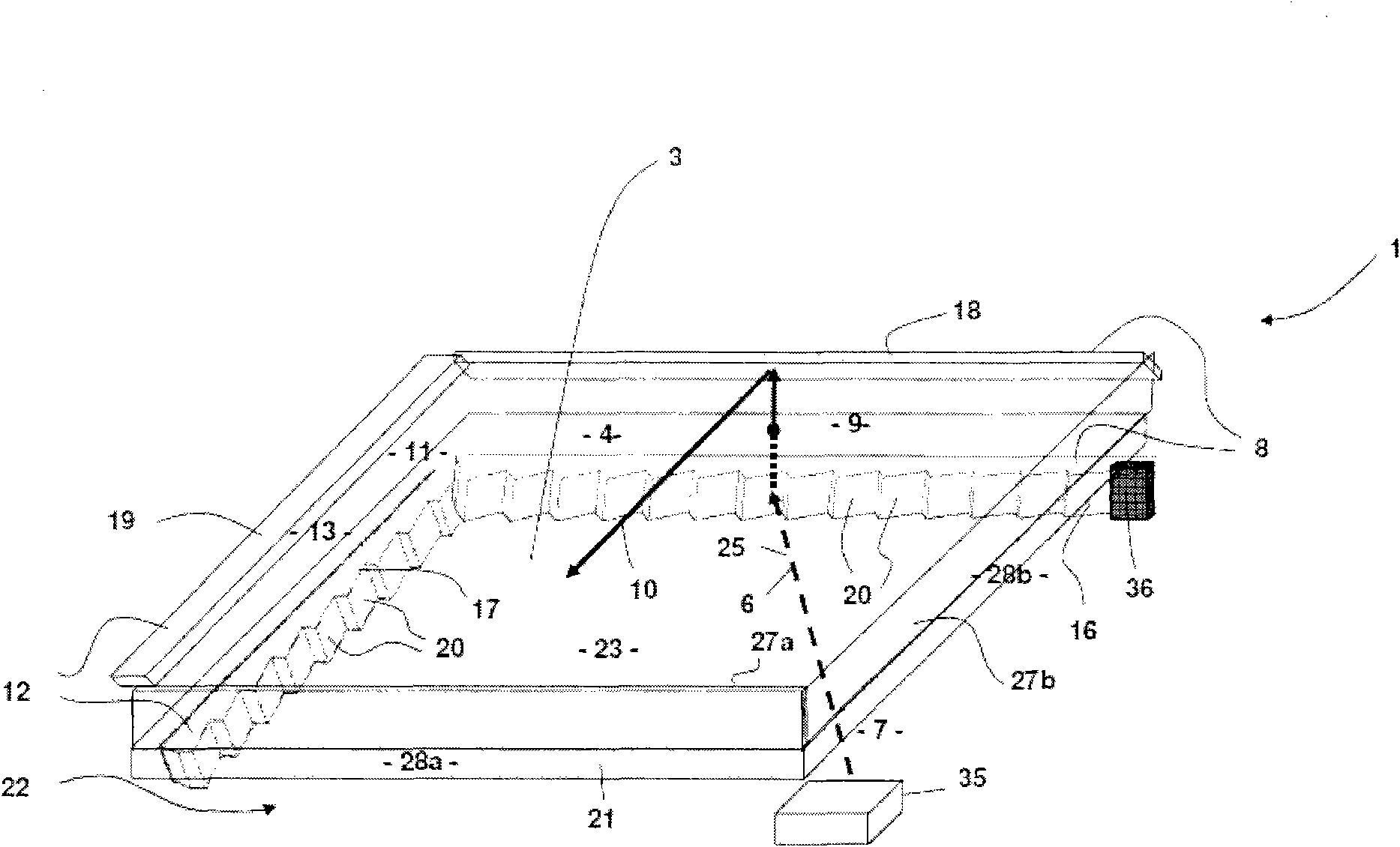 A sensing system of a touch sensitive device