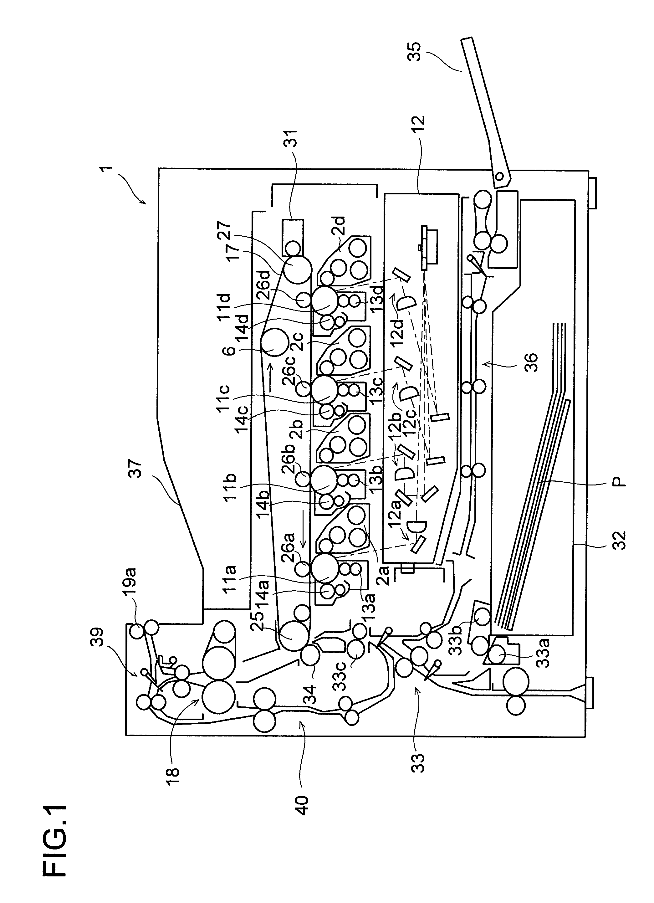 Developing device and image forming apparatus provided therewith