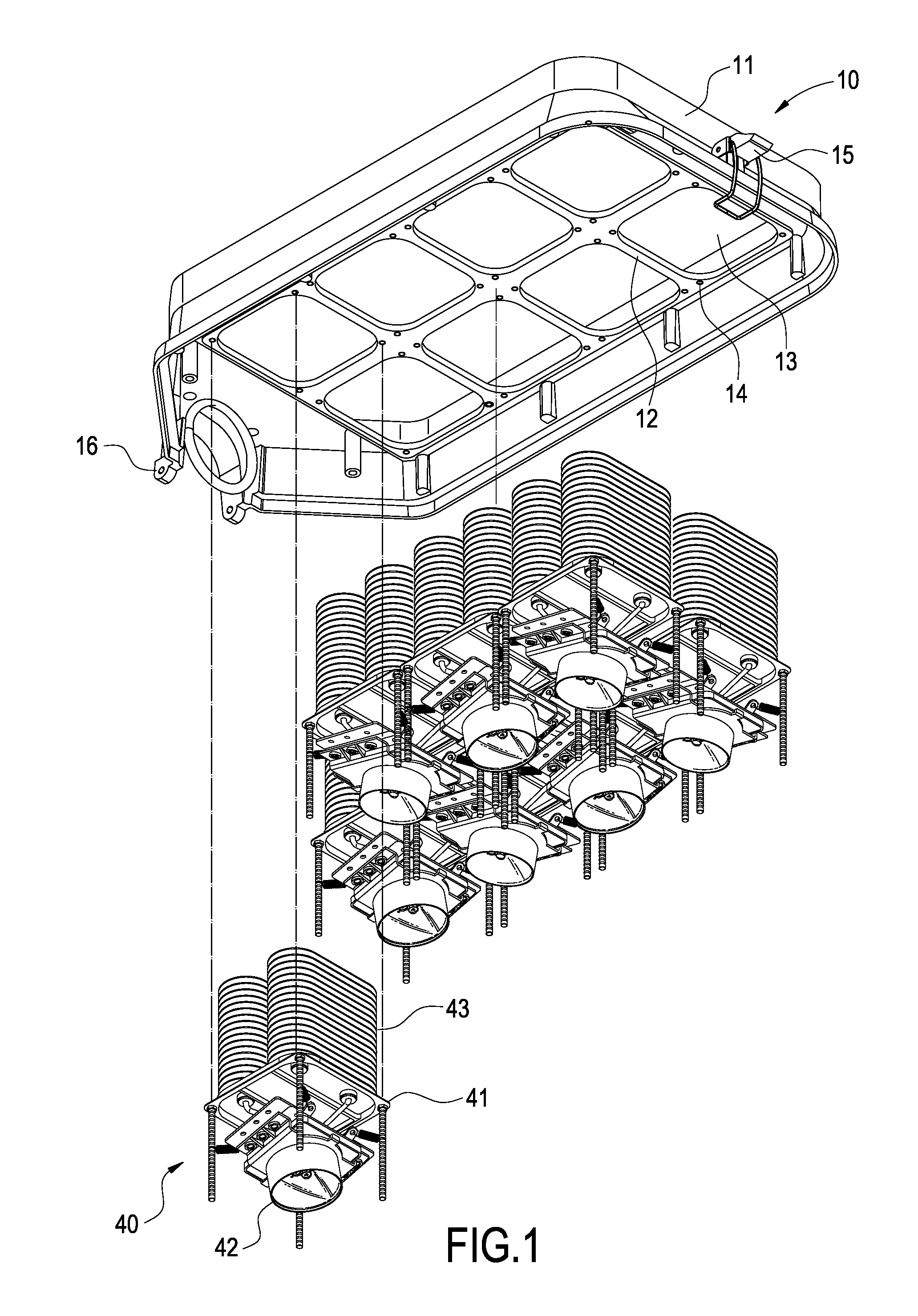Modulized Assembly Of A Large-sized LED Lamp