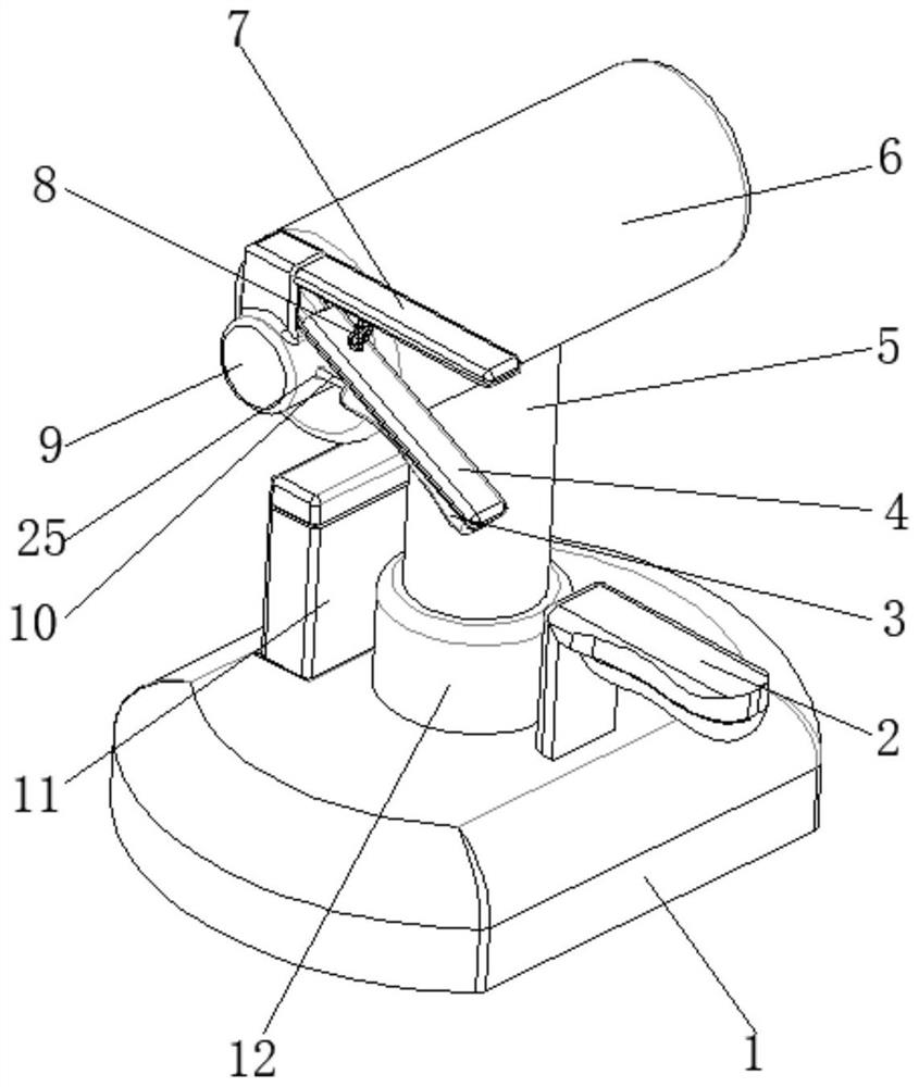 Tamping device for foundation engineering construction