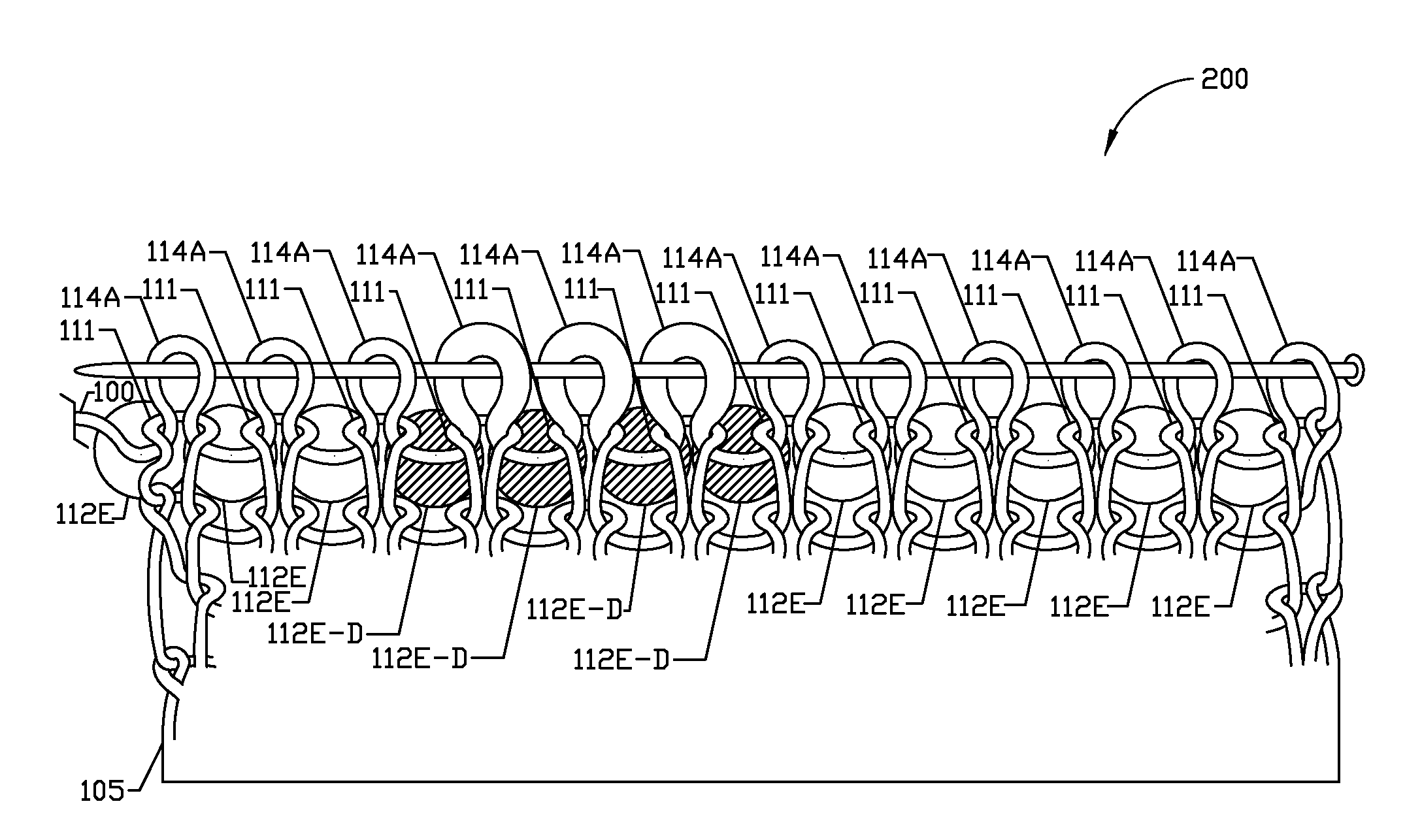 System and method for forming a design from a flexible filament having indicators