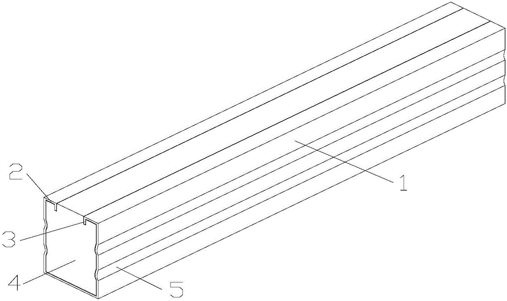 Composite building supporting piece and manufacturing method thereof