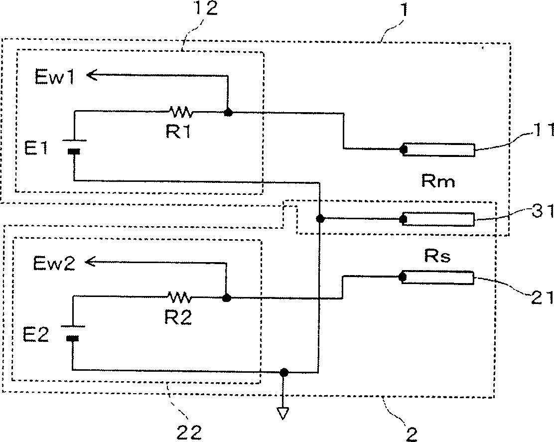 Resistivity detector and resistivity detection apparatus