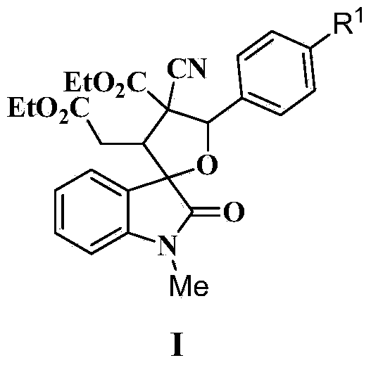 4, 5-dyhydroxyl-3-H-spiro[furan-2, 3'-indole]-2'-ketone derivative as well as synthetic method and application thereof