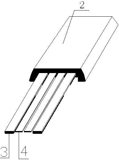 Curtain rail free of length limit, capable of being assembled in site and capable of being opened and closed through electric remote control
