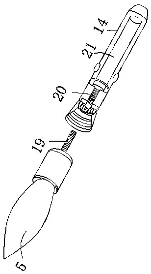 Efficient calligraphy good-writing part combination and use method thereof