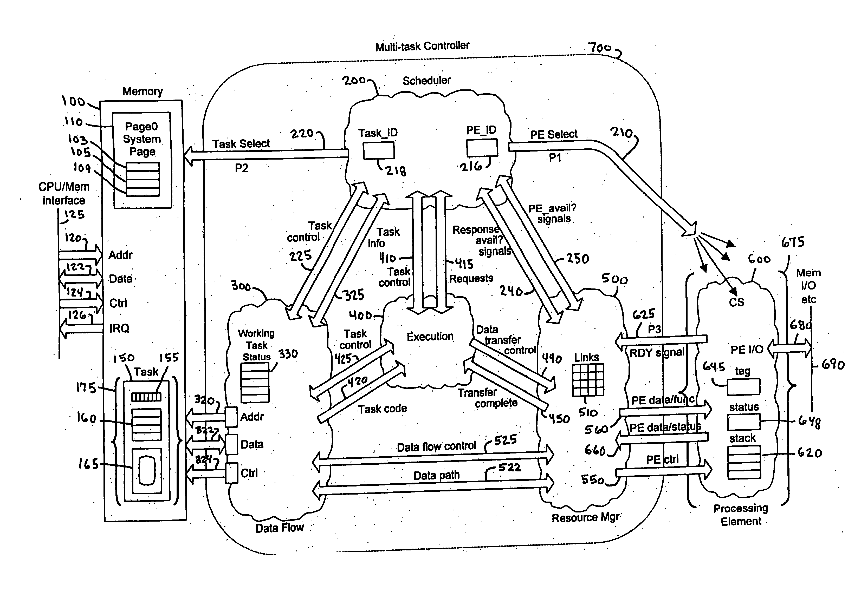 Intelligent memory device with wakeup feature