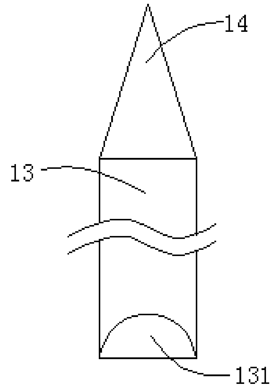 Cut-off knife for strip cutter