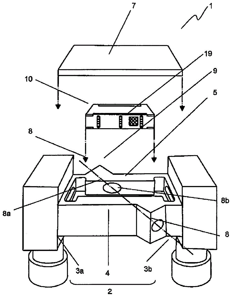 Multi-layered flow passage member and ultrasonic wave fluid measuring device