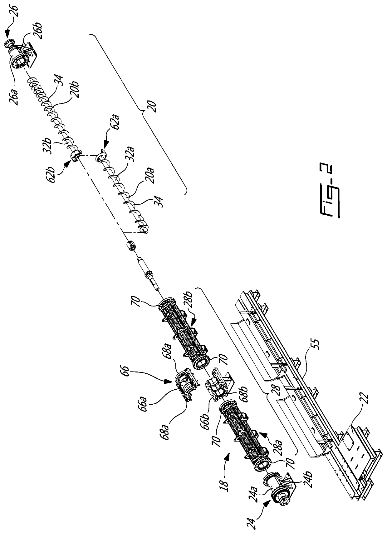 Screw press with filter plates