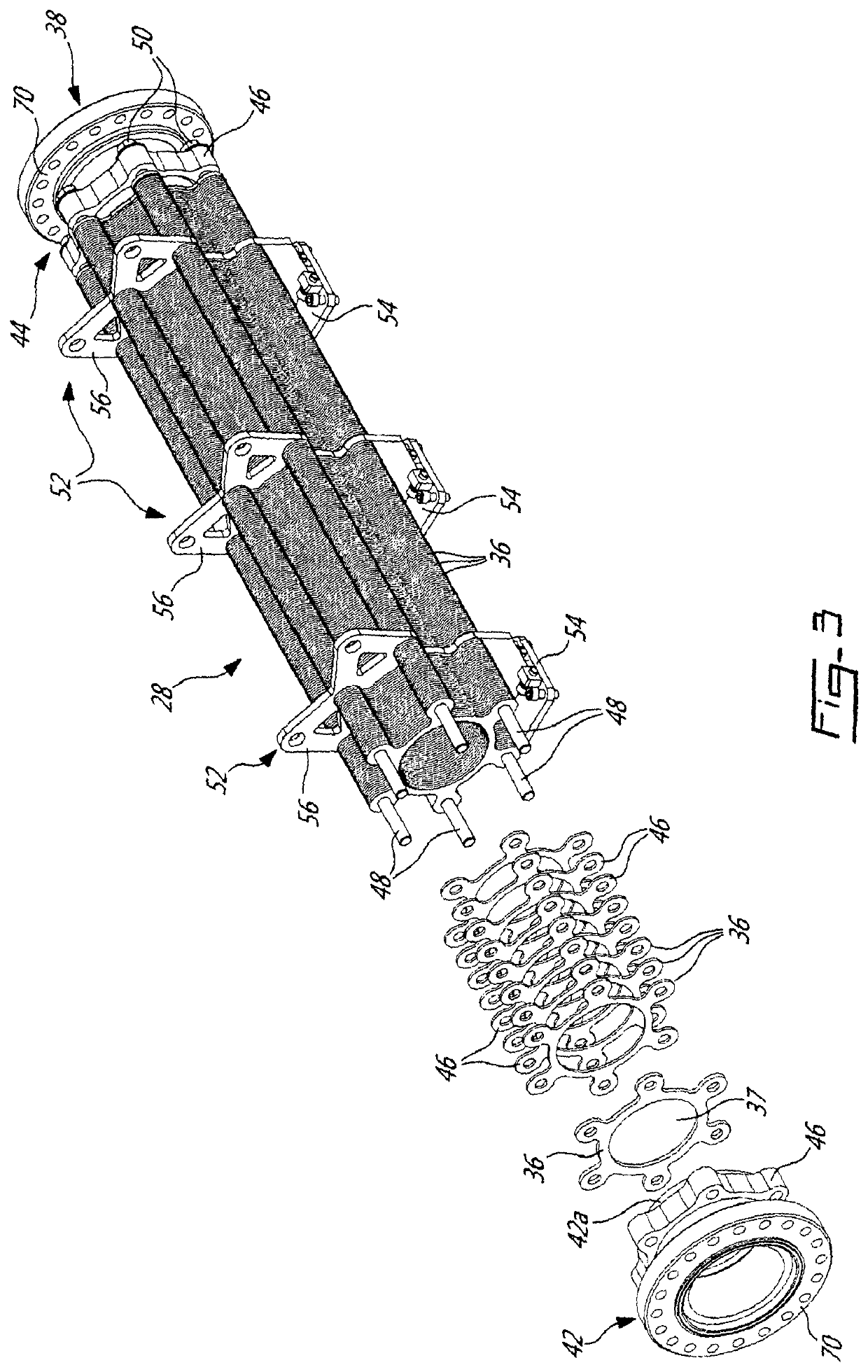 Screw press with filter plates