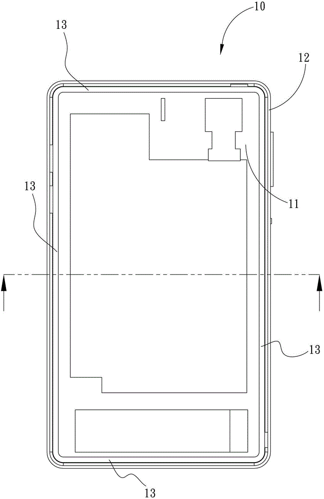 Middle-frame structure with thermal insulation and electronic device