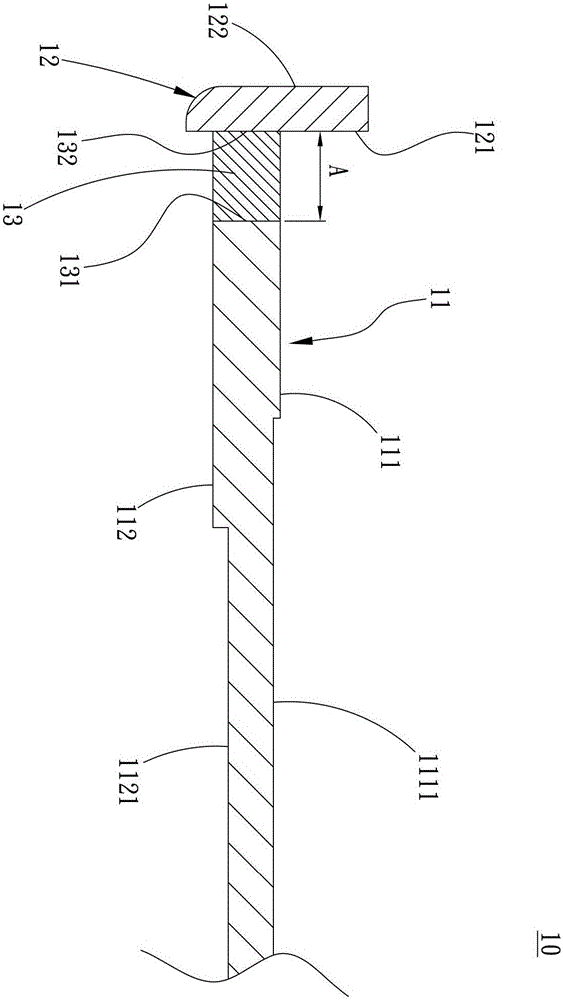 Middle-frame structure with thermal insulation and electronic device