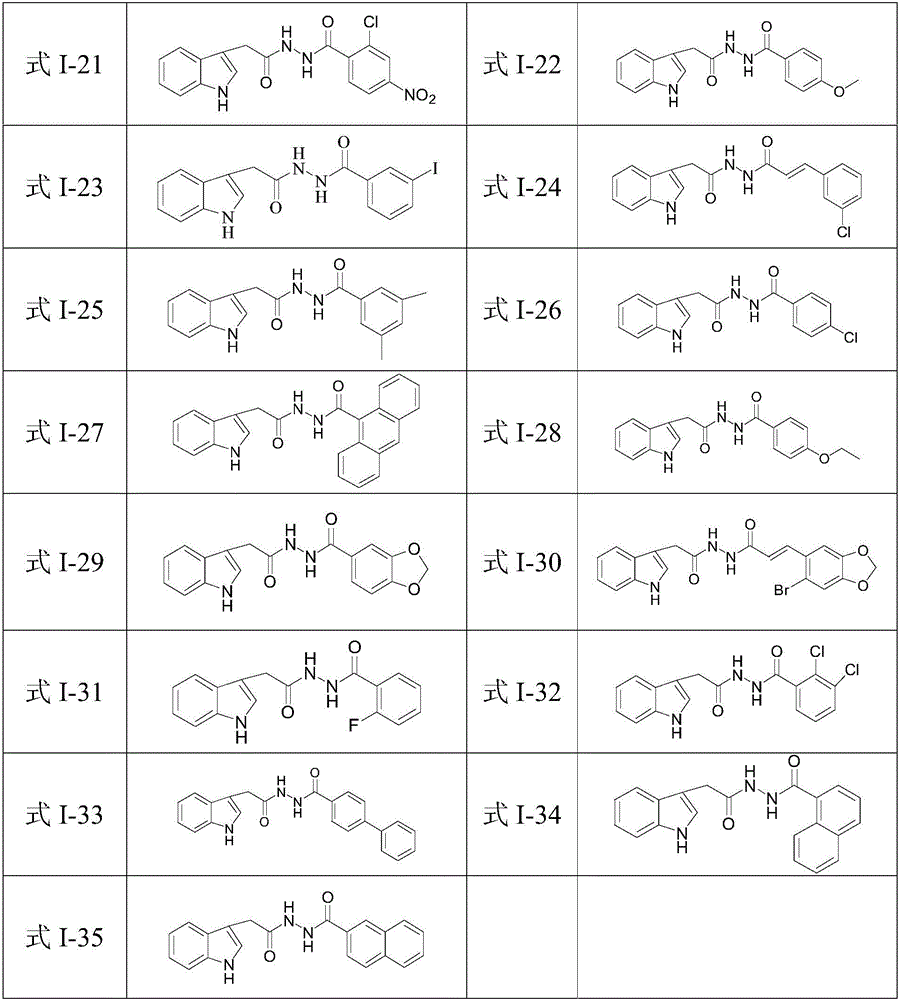 N'-(2-(1H-indole-3-yl)acetyl)arylhydrazide compound and preparation method and application thereof