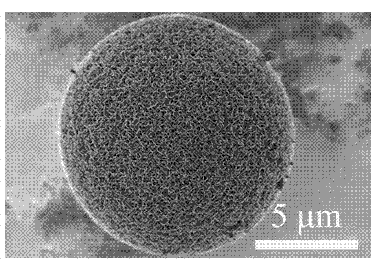 Microwave-assisted preparation method of hydroxylapatite nanometer structure porous microspheres