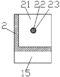 Mounting device for power cabinet element