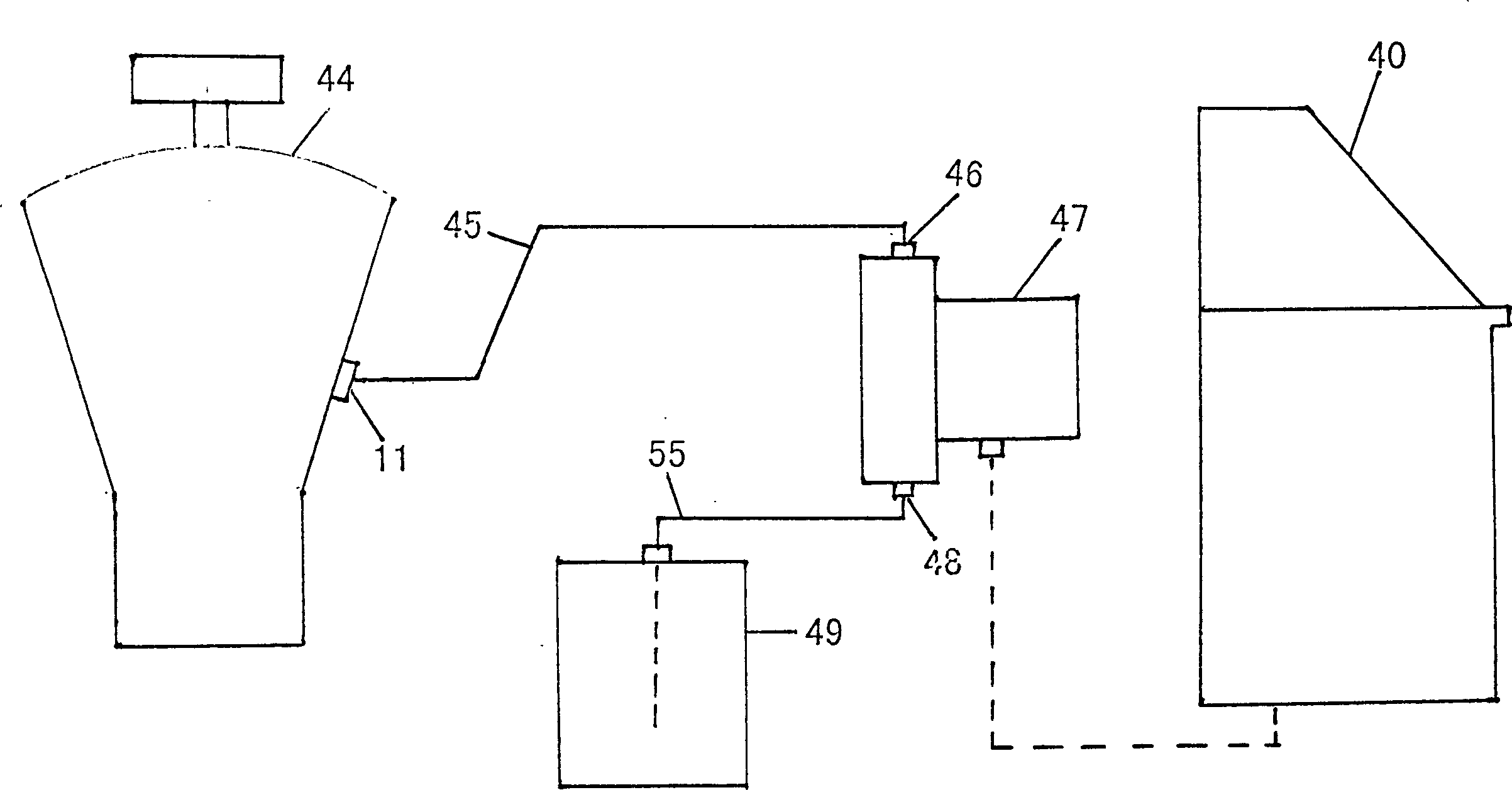 Dismounting free series cleaning method and apparatus for engine