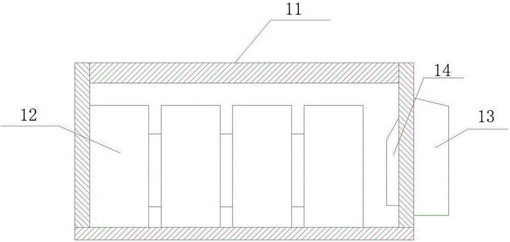 Distributed intelligent energy storage system for realizing photovoltaic power generation at roof