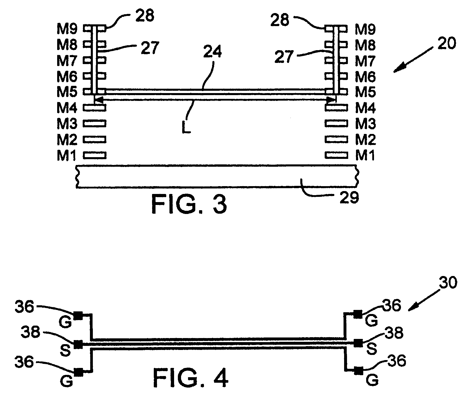 Test structures and method for interconnect impedance property extraction