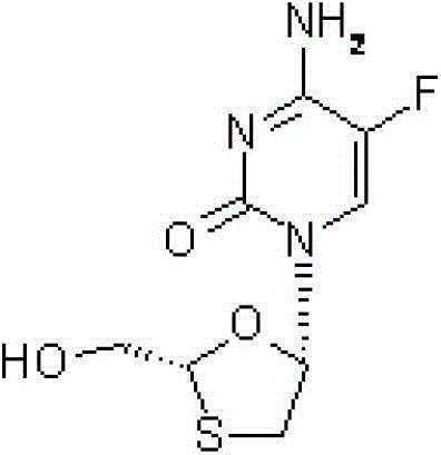 Emtricitabine-containing tablet and preparation method thereof