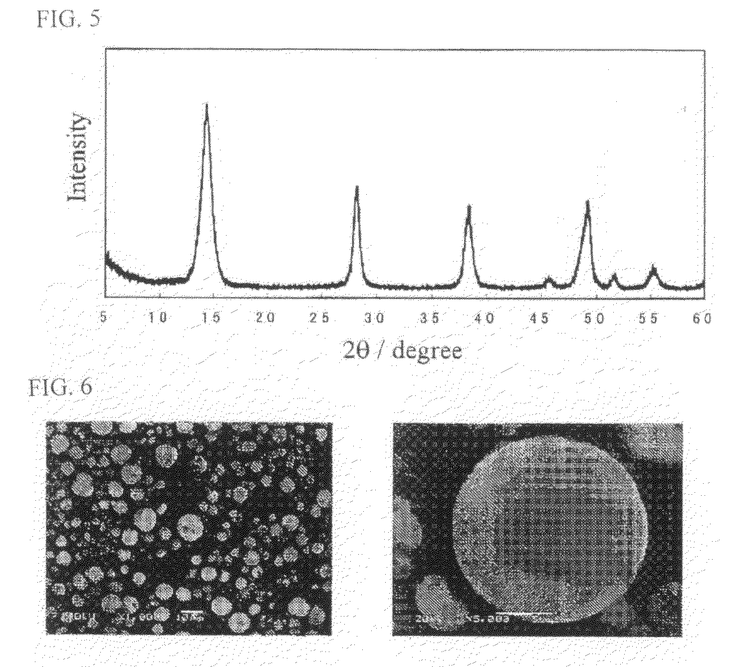 Adsorbent for radioelement-containing waste and method for fixing radioelement