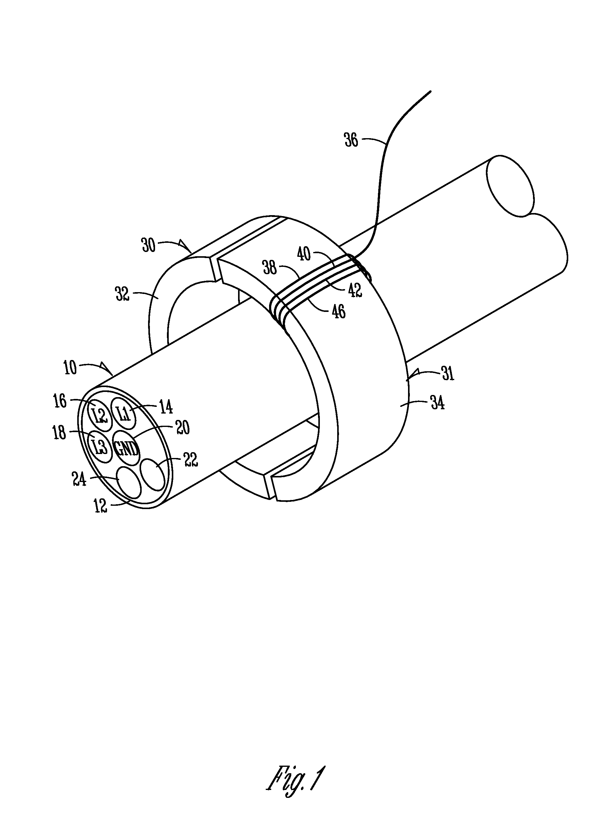 Communication using multiple conductor cable