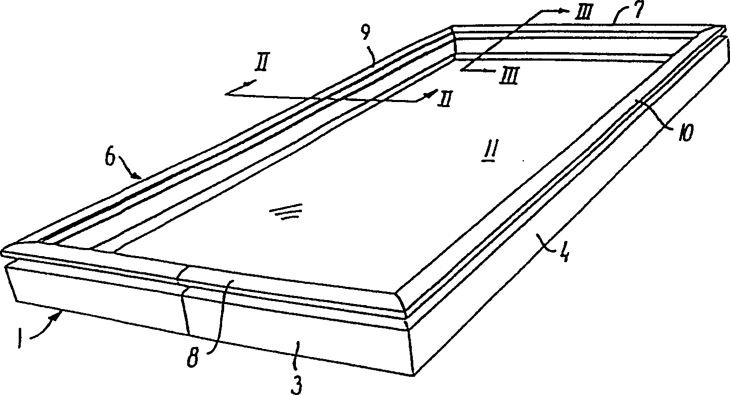 Roof window with an improved securing device