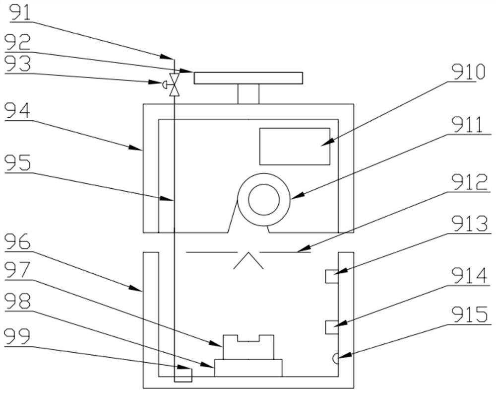 Pipe network type humidifying system for refrigeration house