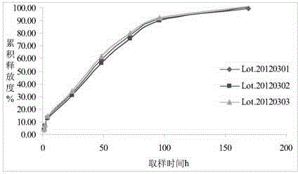 Slow release butoconazole nitrate directly compressed tablet and preparation method thereof