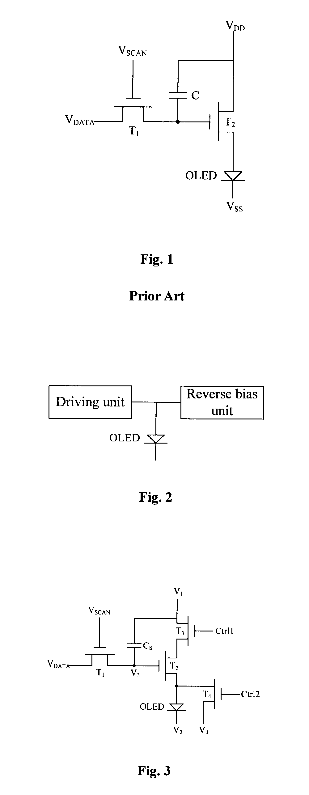 A driving system for a display device, and driving circuit applicable to OLED
