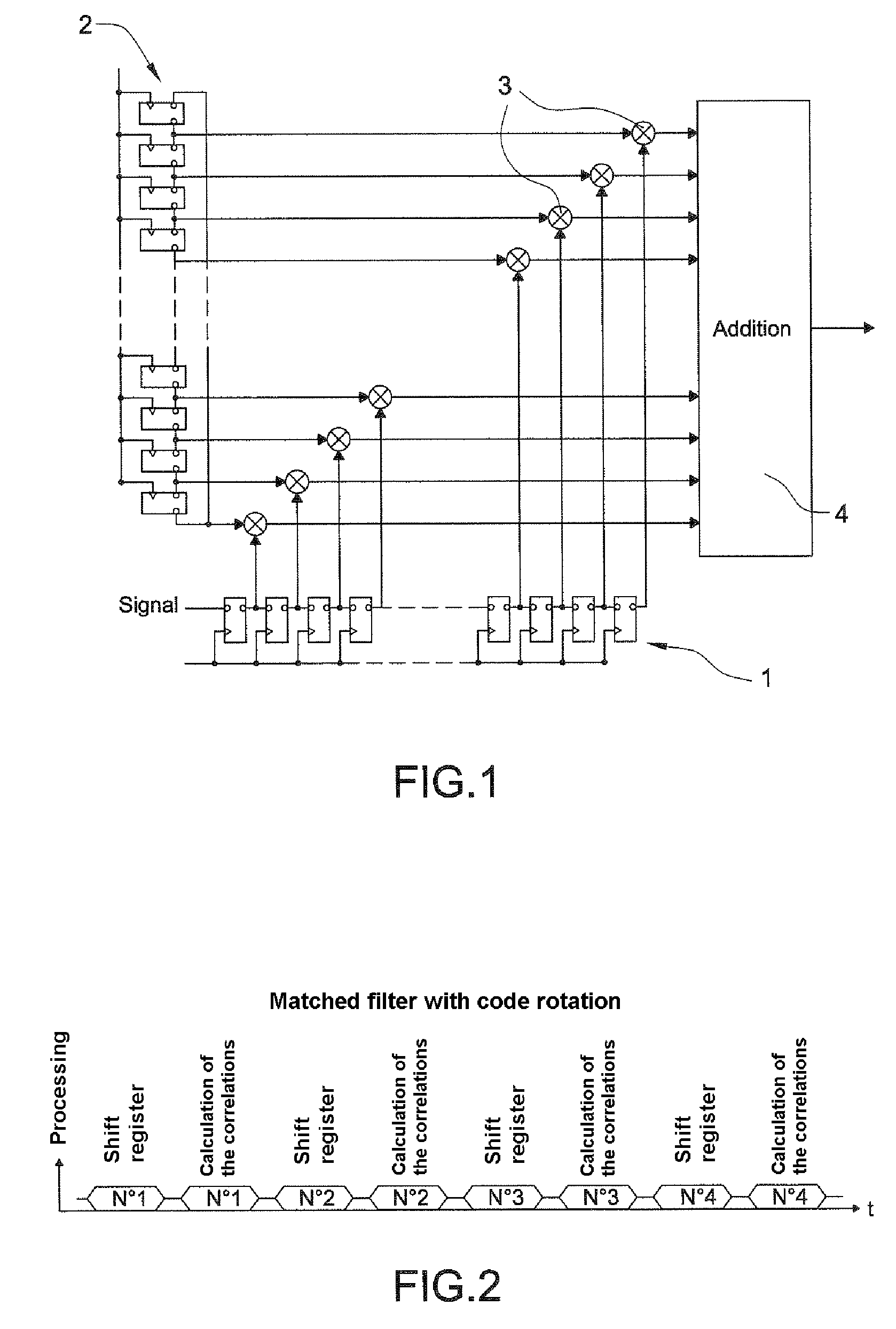 Method and device for receiving a degraded radionavigation signal