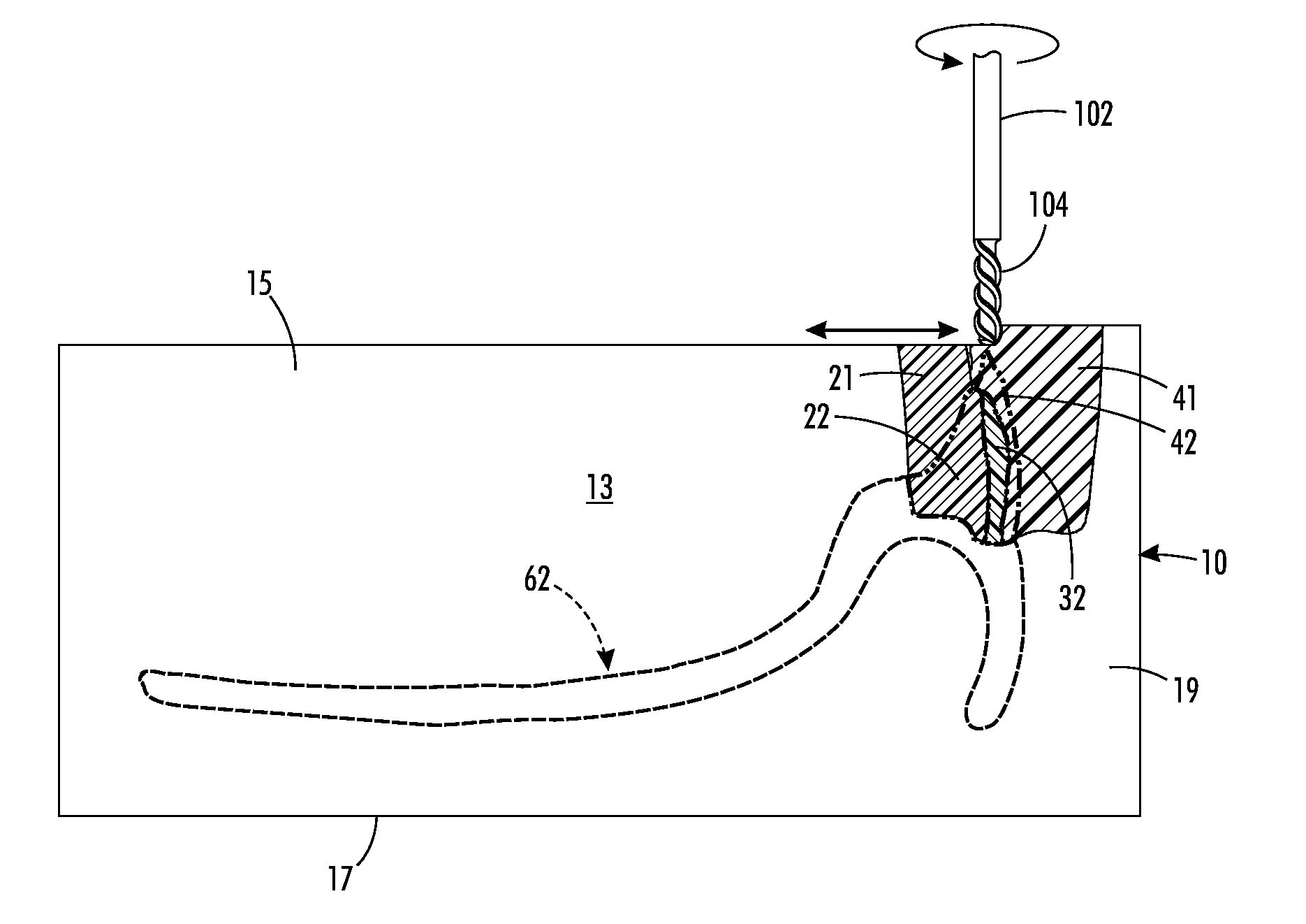 Denture and method and apparatus of making same