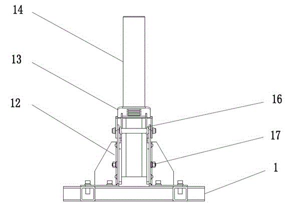Antenna support rod system rapidly deployed through erecting by single person