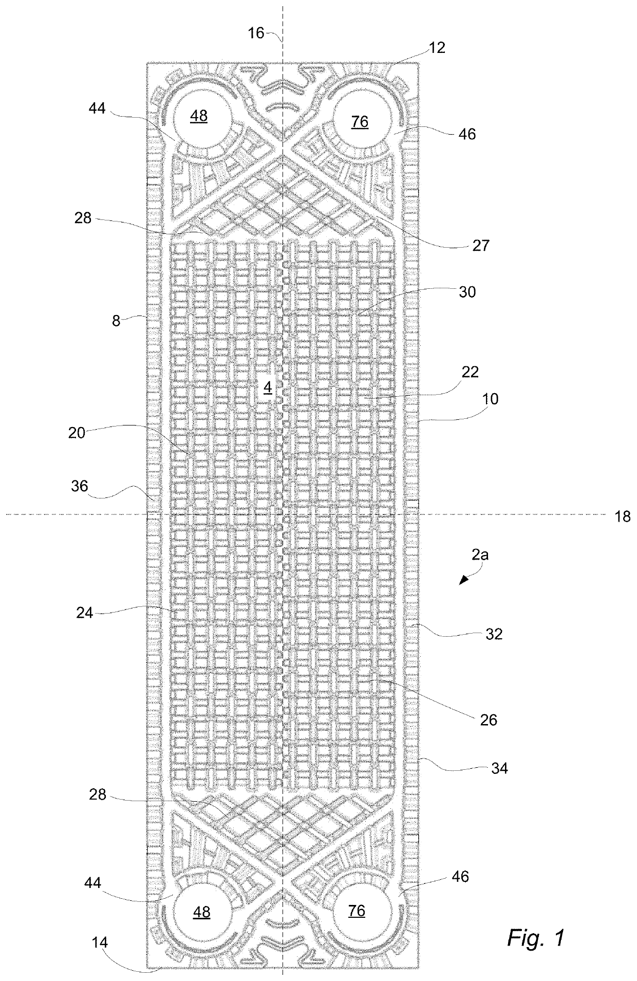 Heat transfer plate and gasket